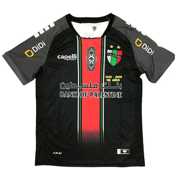 Tailandia Camiseta CD Palestino Replica Primera Ropa 2020/21 Negro